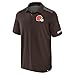 Fanatics Men's Brown/Gray Cleveland Browns Colorblock Polo