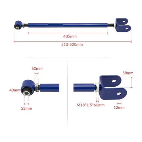 Kit d'alignement du bras de commande de cambrure inférieur arrière pour E36 et E46 M3 - 6