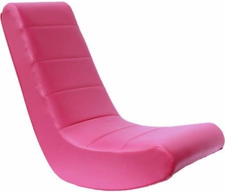 Classic Video Rocker Magenta Pink Color Kids' Chair Seating Perfect for Floor Activities Playing Video Games Watching TV Reading Relaxing