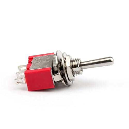 Interrupteur à bascule de modélisme MTS-103 bouton rouge pour tableau de commande de train