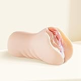 Male Silicone Material Handheld Pocket Pussies for Men 6.49-Inch 2 in 1 Silicone, Ultra-Realistic Textured Pussies, for Exhilarating Nighttime Activities - OPdSx59-20