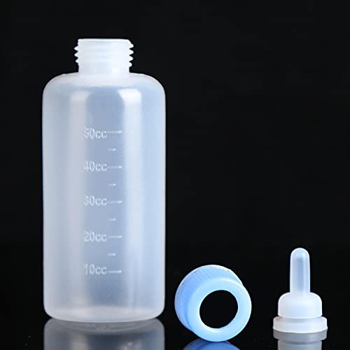 Moxic Lamb Milk Bottle Puppy Feeder Care Pet Feeder Bottle Kit for Farm Accs Blue