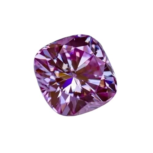 Moissanite rose coussin, le cadeau idéal pour création de bijou