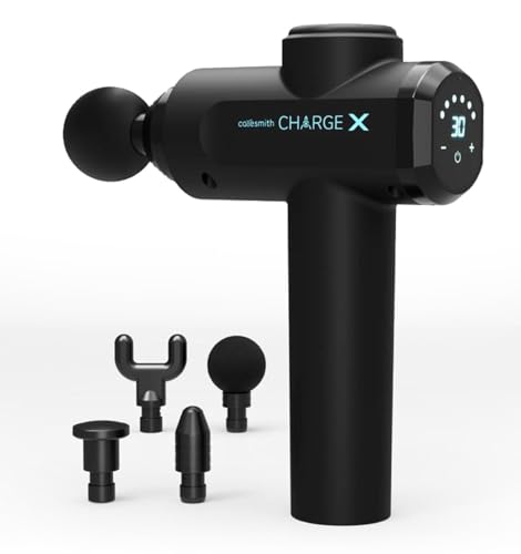 Caresmith Charge X Massage Gun With Touchscreen Display | Massager Machine for Pain Relief for Men and Women | 3300 strokes per min