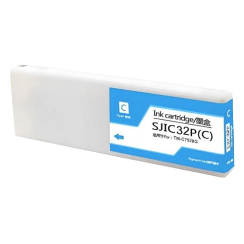 Cartouche d'encre jet d'encre compatible TM C7520G SJIC32P Cyan 300 ML