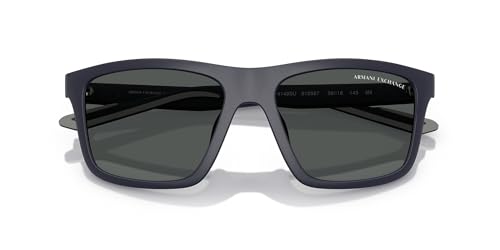 Image of Armani Exchange mens Ax4149su Universal Fit Square Sunglasses