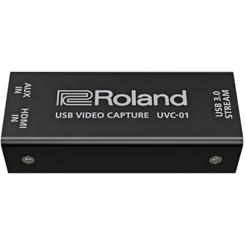 Image of Roland UVC-01 USB Video Capture | Plug-and-Play for Flawless Recordings & Livestreams | HDMI to USB 3.0 Video Encoder | Uncompressed 1080p HD at 60 FPS | Webcam Operation for Mac & Windows