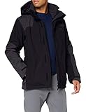 Jack Wolfskin Herren THORVALD wasserdichte Doppeljacke, black, S