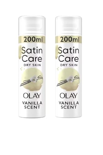 Satin Care Shave Gel for Women – Olay Vanilla Scent – 2 x 200ml | E-FICCI Hamper Bundle with Thank You Card