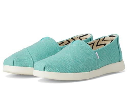 Image of TOMS Women's Alpargata Plus Slip On Espadrille, Textile Upper, Relaxed Fit, CloudBound Insole, Stretchy Easy On and Off