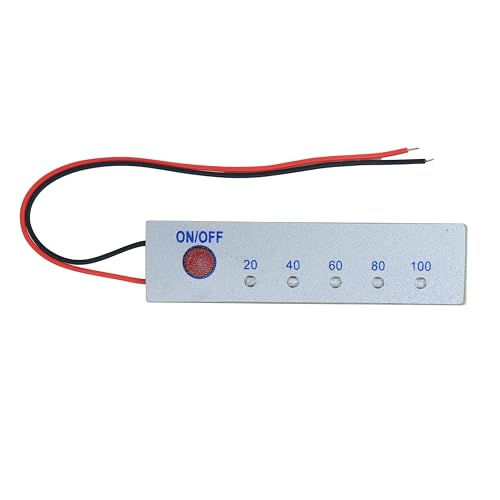 Image of Electronic Spices 12V Lithium Battery Capacity Indicator Display 5 Level Tester LCD Charge