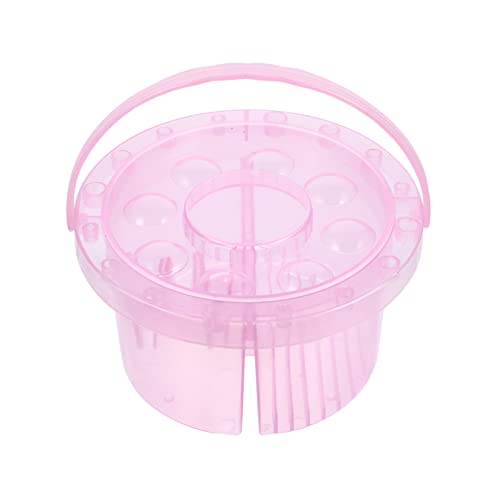 ARTIBETTER 1Pc Paint Brush Cleaning Basin with Brush Holder and Color Tray Portable Watercolor Rinse Tub for Maintenance and Storage for Art Activities