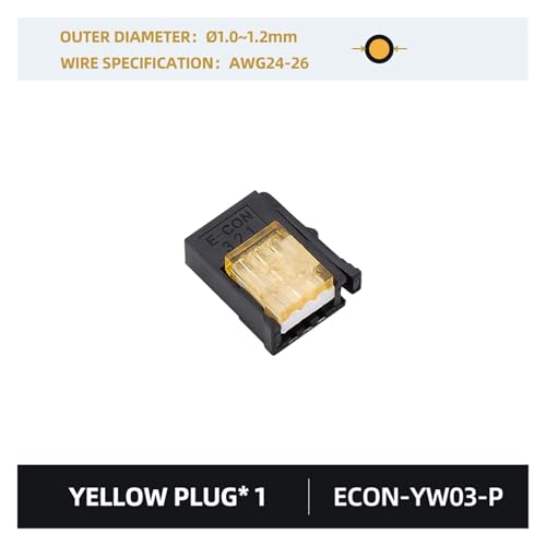 Módulo de distribución PLC conector de 3 pines amarillo para sensores de proximidad 2