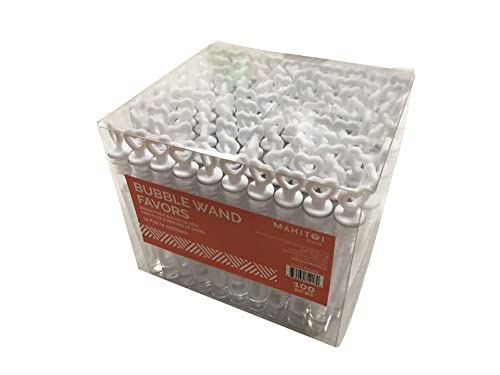 Mahitoi P1002 100 Bubble Wand Party Favors: 0.14 Fl Oz thumb #1