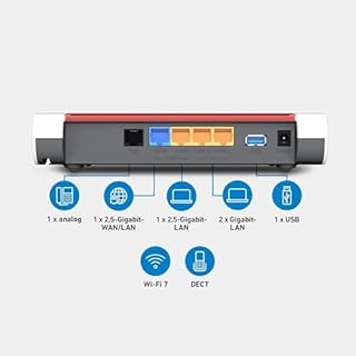 FRITZ!Box 4630 | Modem router | Utilizzo con modem in fibra ottica, via cavo o DSL | Wi-Fi 7 | fino a 3.568 Mbit/s | WLAN Mesh | Massimi standard di sicurezza | Configurazione rapida | Prodotto in EU