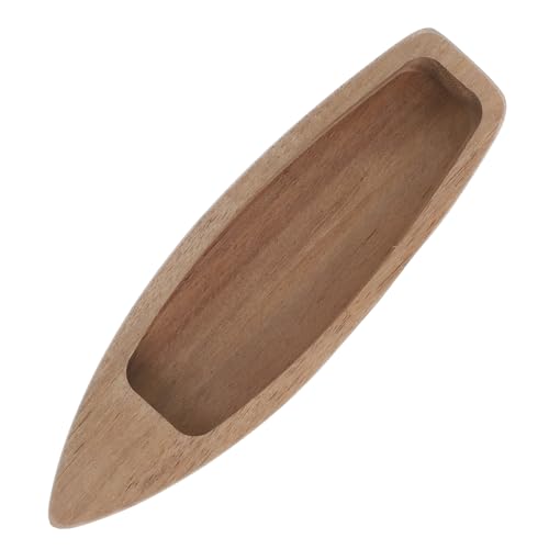 Happyyami 木製小船模型 木材製の軽量チュアボート オーナメント リビングや書斎のデスクトップ装飾にな手作り木工芸品