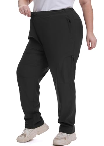 Plus Size Lightweight Hiking Pants with Pockets