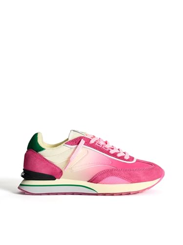Flame Womens Fashion Trainers in Pink Multicolour2