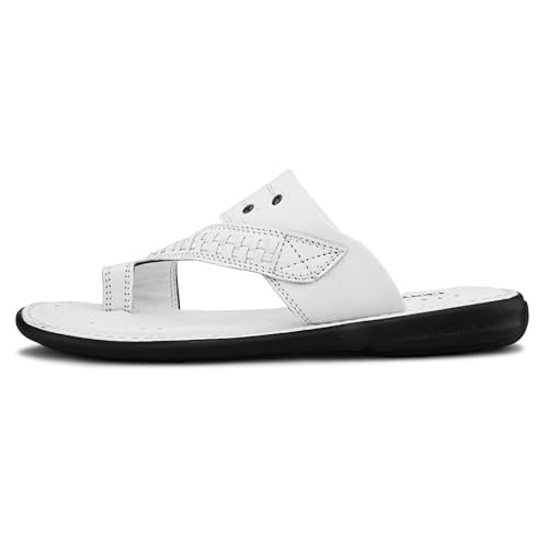 Image of Centrino Men's Slippers | Kolhapuri Style Chappals with Soft Cushioned Footbed | Comfortable & Durable | Traditional Yet Stylish Footwear for Men (9541)