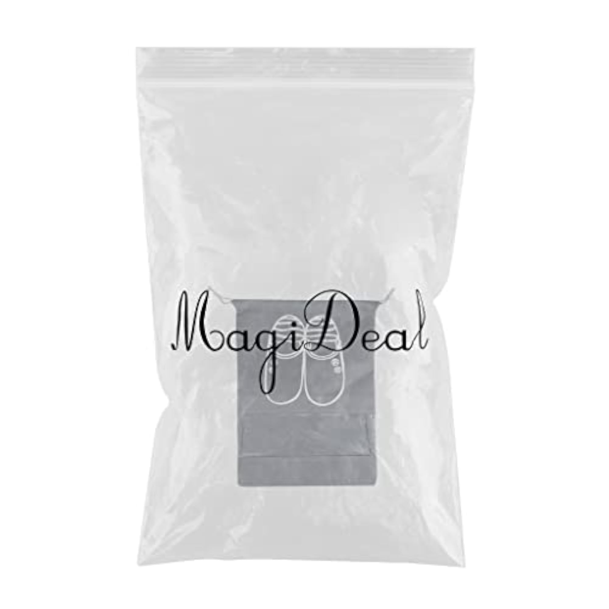 Dust-Proof Thick Foldable Pouch Portable Beam Drawstring Shoe Storage Bag Gray