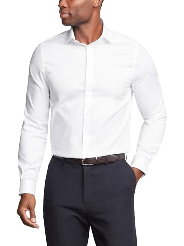 Michael Kors Men's Dress Shirt Ultra Wrinkle Free Stretch Regular Fit
