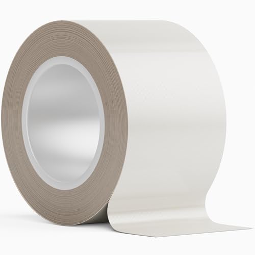 AIYUNNI Teflon Tape,2-inch x 33 Feet x 0.18mm Low Friction Tape High Temp Adhesive Tape,Abrasion Resistant,Surface Protection for Wood,Drawer,Cabinet,Furniture,Vacuum Sealer & Hand Impulse Sealers