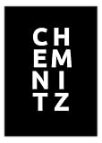 Premium Poster Stadt CHEMNITZ | Städtemotiv, Typografie | 