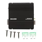 Protection Stable--- Cet amplificateur audio véhicule intègre une résistance non inductive haute puissance pour une stabilité optimale. Conçu pour fonctionner à haute température, il dispose d'un fusible de sécurité coupant automatiquement en cas de court-circuit. Idéal pour les longs trajets et les systèmes audio exigeants.