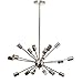 Dainolite Lighting BRI-3018HP-PC 18-Light Satellite Horiz Pendant