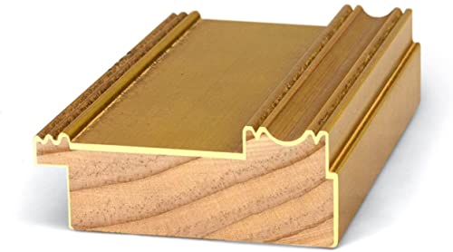 Frame My TV Deco TV Frames - Antique Gold Smart Frame Compatible Only with Samsung The Frame TV (3" Color Chip)