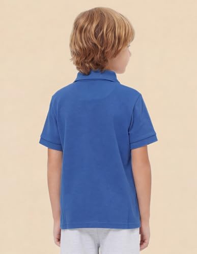 Image of U.S. Polo ASSN. Kids Polo T Shirt for Boys - 100% Cotton, Embroidered Logo, Kids Polo T Shirt for Boys
