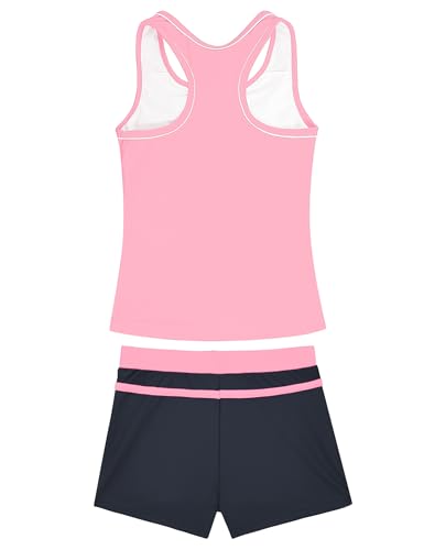 Girls Swimsuits 2 Piece Summer Boyshort Bathing Suit Rash Guard Swimwear for Kids Child Beach with Sun Protection2