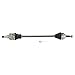 TRQ Front Driver and Passenger CV Axle Shaft Assembly Neoprene Boots Compatible with 1998-2002 Chevrolet Prizm 1993-2002 Toyota Corolla 1993-1997 Geo Prizm 1990-1993 Toyota Celica Manual Transmission