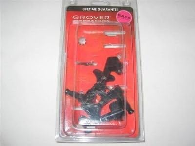 Grover 144BC Mini Bass 2 Per Side Machine Heads, Black Chrome
