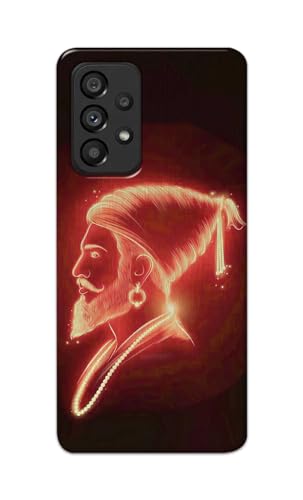 Image of PRINTFIDAA Printed Hard Back Cover Case for Samsung Galaxy A53 5G Back Cover (Chatrapati Shivaji Maharaj) -112
