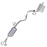 Exhaust Resonator and Muffler Exhaust Kit Compatible for 2010-2015 Subaru Legacy 2.5L...