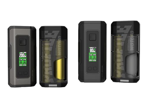 Wotofo Profile Squonk | bis 80 Watt | bis 200 Watt | ohne 18650er Akkuzelle | TFT-Display | Farbe: schwarz – Bild 7