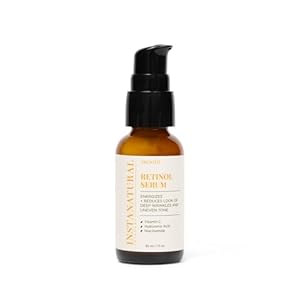 InstaNatural Retinol Serum for Face with Niacinamide, Vitamin C, and Hyaluronic Acid, Anti Aging for Firmer Skin, Lines & Wrinkles & Brightening Serum