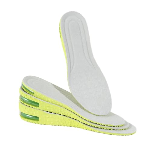 Plantillas elevadoras para hombres y mujeres 3.5 cm verdes miniatura 1