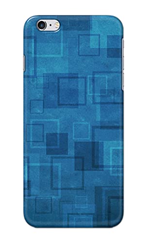Image of Printed Hard Back Cover Case for Apple iPhone 6 | iPhone 6S Back Cover (Plain Azure Blue) -1302