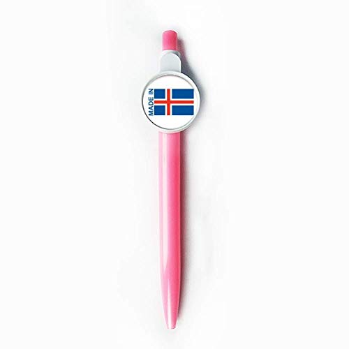 Stylo à bille rétractable bleu Islande anti taches pour écrire proprement sans perdre de capuchon