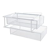 Photo Gallery ywjlqh sotto ripiano cassetto estraibile contenitore salvaspazio supporto appeso in filo d acciaio solido con guide scorrevoli adatto per ripiani in, bianco Photo Gallery ywjlqh sotto ripiano cassetto estraibile contenitore salvaspazio supporto appeso in filo d acciaio solido con guide scorrevoli adatto per ripiani in, bianco