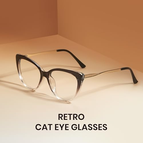 Image of Cyxus Cat Eye Blue Light Glasses for Women Reduce Eye Strain 8144 | Eye Protection,UV Protection,Ideal for Office Work Daily Wear
