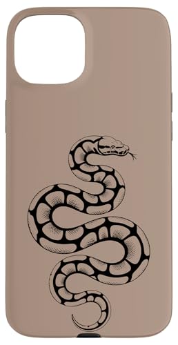 Ball Python Sketch �~�j�}���X�g�� - �u���E�� �X�}�z�P�[�X iPhone 15 Plus �p