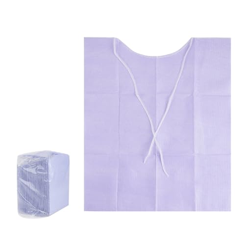 RETUOLWAG 30 baberos desechables impermeables protectores orales para dentistas, barrera higiénica durante procedimientos, baberos desechables impermeables