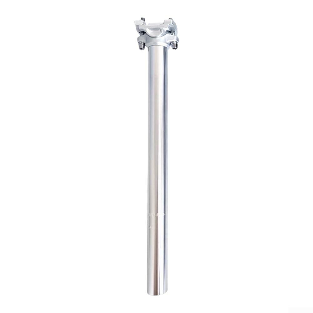 Lightweight A6061 Aluminum Alloy Bike Seatpost(Silver 25.4mm)