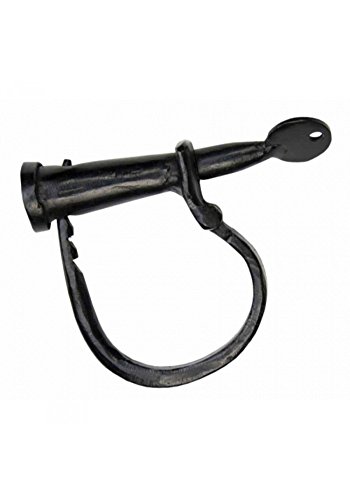 The King's Bay Hand Wrought Iron Lock Civil War Slave or Reenactment Movie Studio Prop Fun