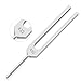 EASTROCK 432 Hz Tuning Fork with Silicone Hammer and Cleaning Cloth,Clinical Grade Nerve/Sensory for Perfect Healing Musical Instrument and Stress Reliever Healing Tuning Fork