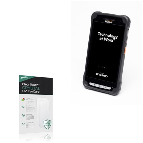 BoxWave Screen Protector Compatible With Janam XT3 - ClearTouch Crystal Anti-UV EyeCare (2-Pack), Filters out Harmful Blue Light Reduce Fatigue