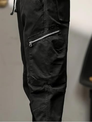 Image of Lymio Cargo for Men || Cotton Cargo Pant || Drawstring Waist Pant (Also Available in Plus Sizes) (89-92)